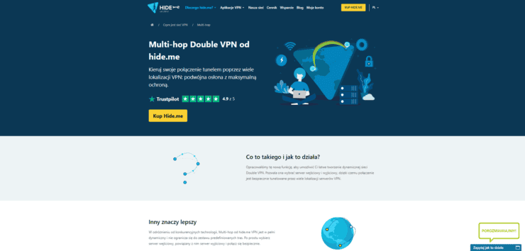 Multi-hop w hide.me VPN