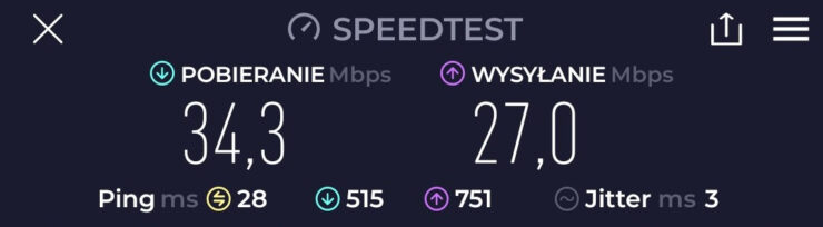 Speedtest bez VPN