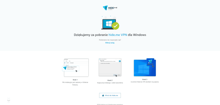 hide.me VPN dla Windows