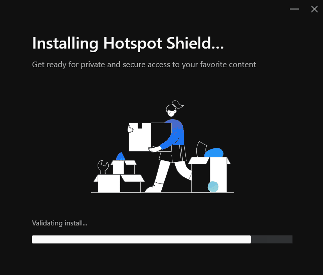 Instalacja Hotspot Shield na Windows