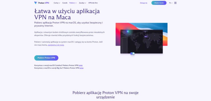 Proton VPN na Maca