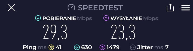 SpeedTest bez VPN